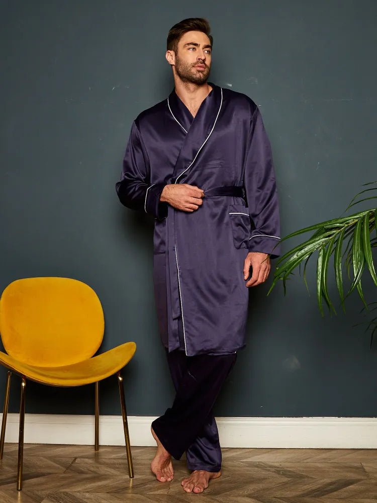 Premium Satin Robe with Pyjamas - Bella Babe by SK