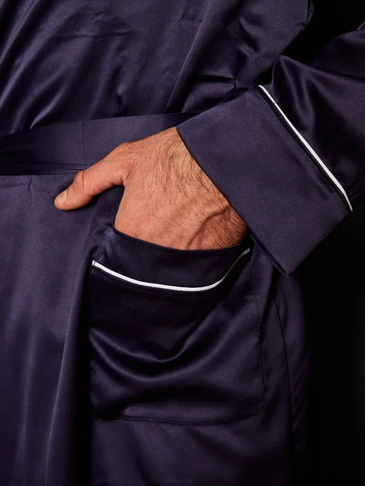 Premium Satin Robe with Pyjamas - Bella Babe by SK