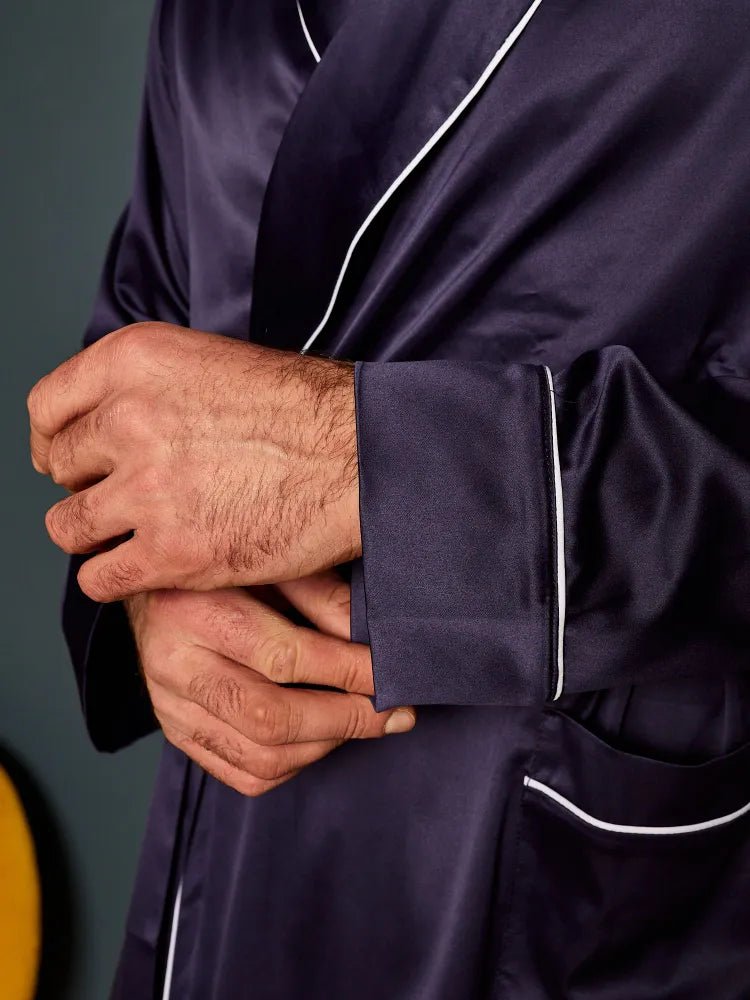 Premium Satin Robe with Pyjamas - Bella Babe by SK