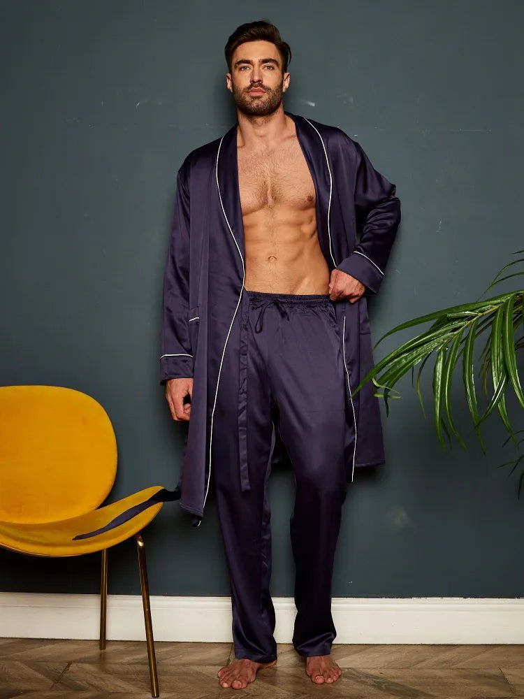 Premium Satin Robe with Pyjamas - Bella Babe by SK