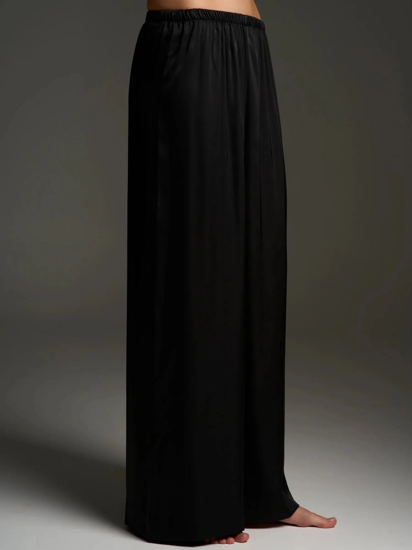 Satin Camisole & Wide Leg Pants Set | Sexy Satin Lounge Set for Women - Bella Babe by SK