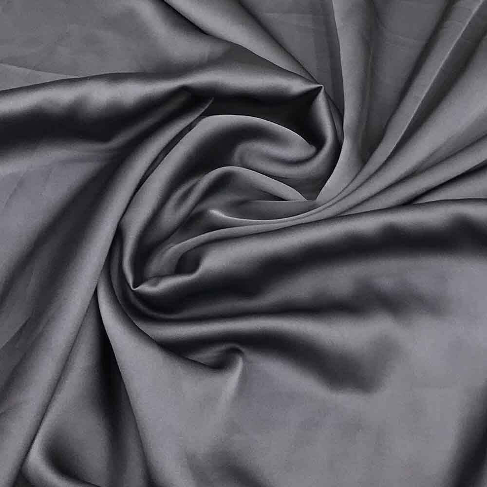 Satin Night Suit (Charcoal Grey) - Bella Babe by SK