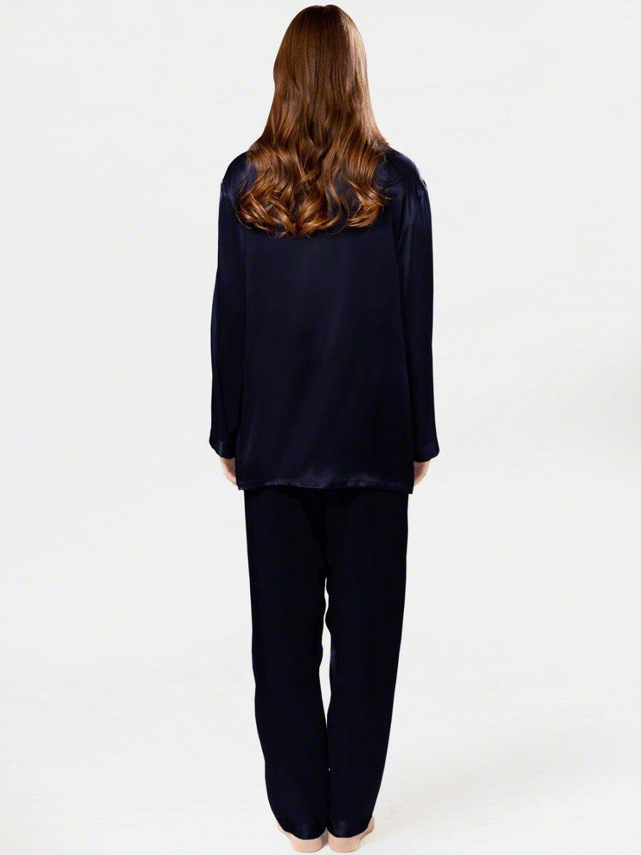 Satin Silk Set (Midnight Blue) - Bella Babe by SK