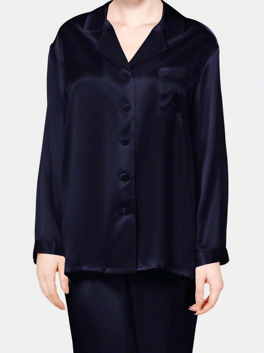 Satin Silk Set (Midnight Blue) - Bella Babe by SK