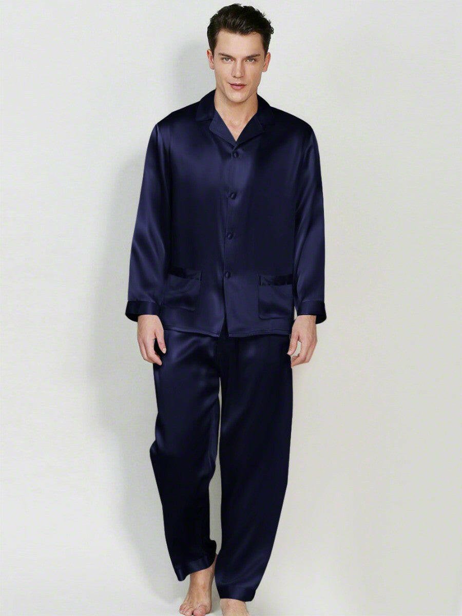 Satin Silk Set (Midnight Blue) - Bella Babe by SK