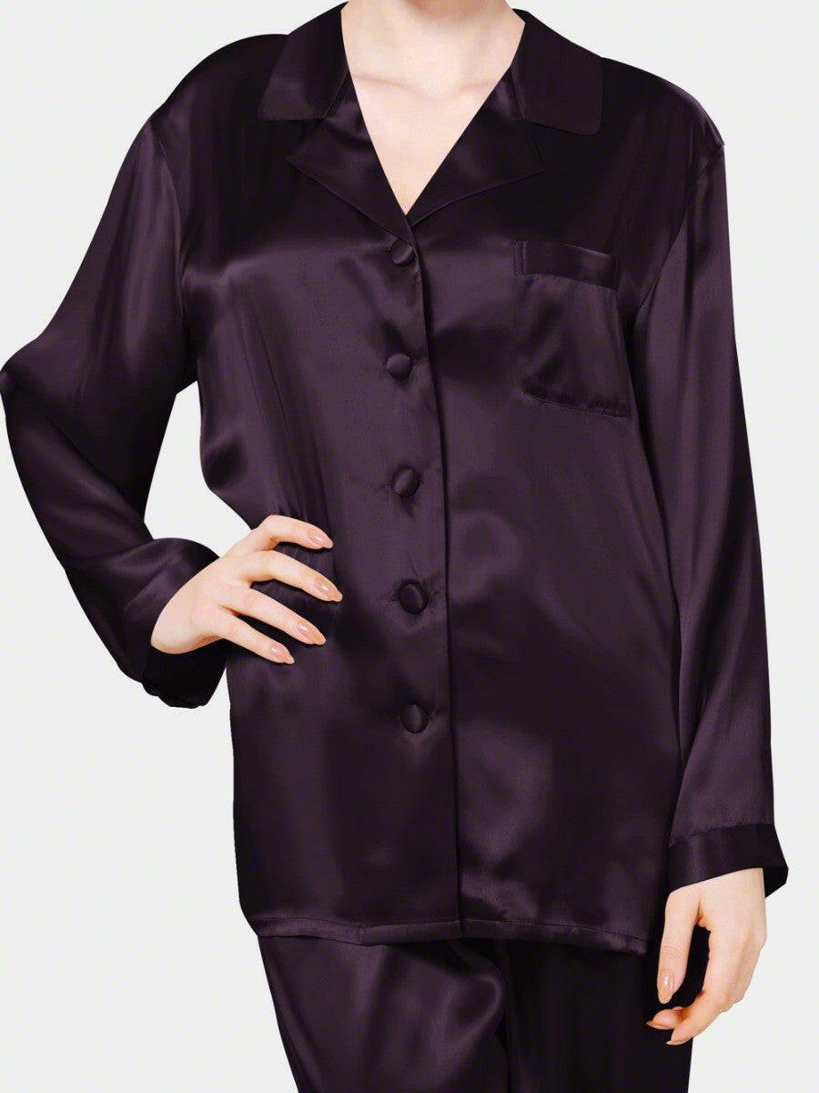 Satin Silk Set (Purple) - Bella Babe by SK