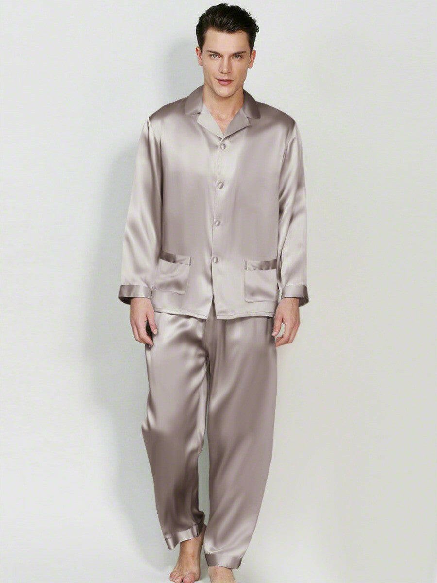 Satin Silk Set (Silver) - Bella Babe by SK