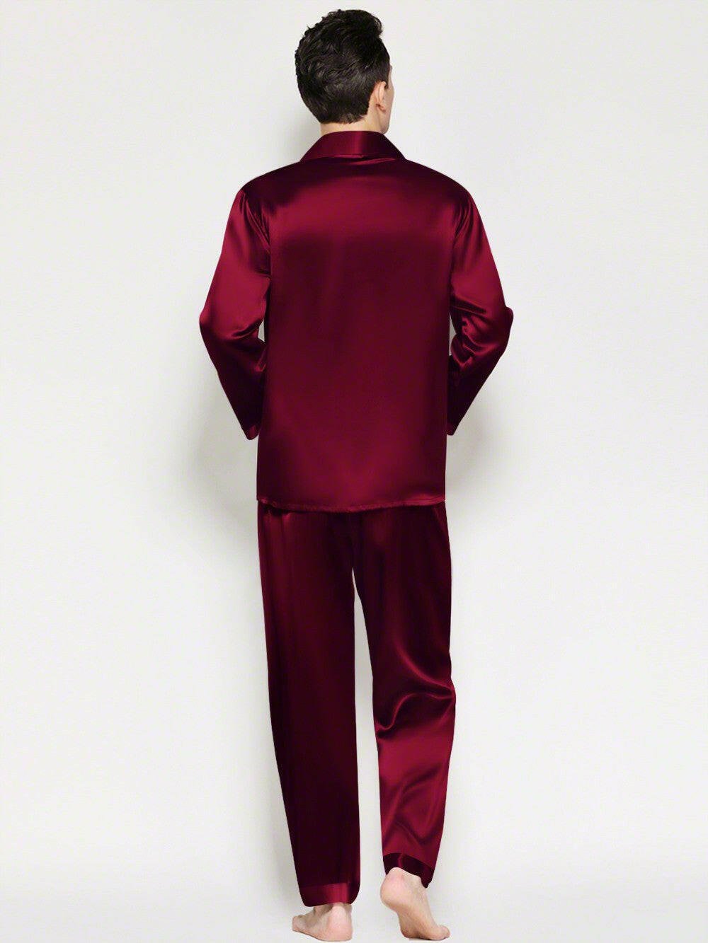 Satin Silk Set (Wine) - Bella Babe by SK