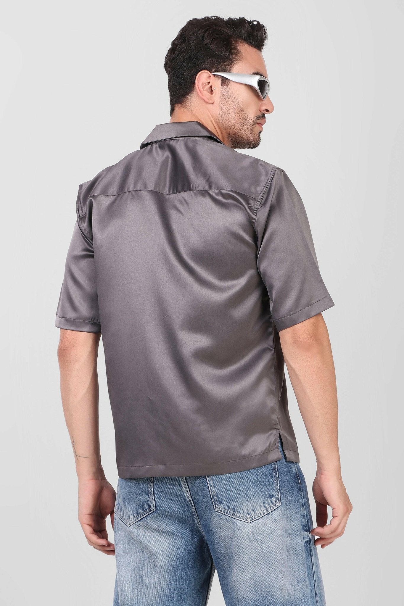 Shirt Boxy fit (Charcoal Grey) - Bella Babe by SK