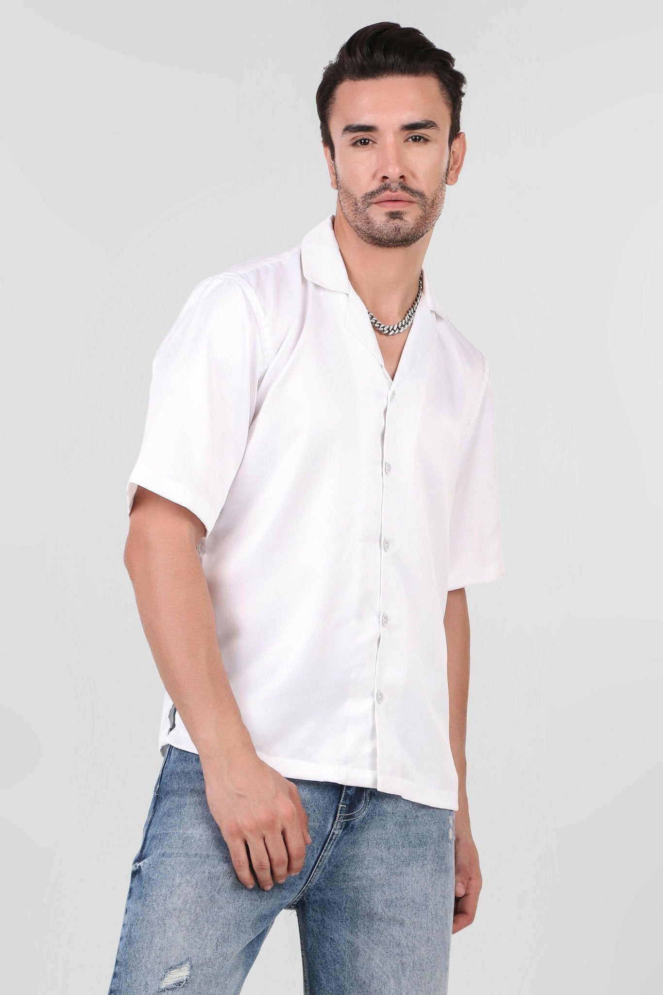 Shirt Boxy fit (White) - Bella Babe by SK