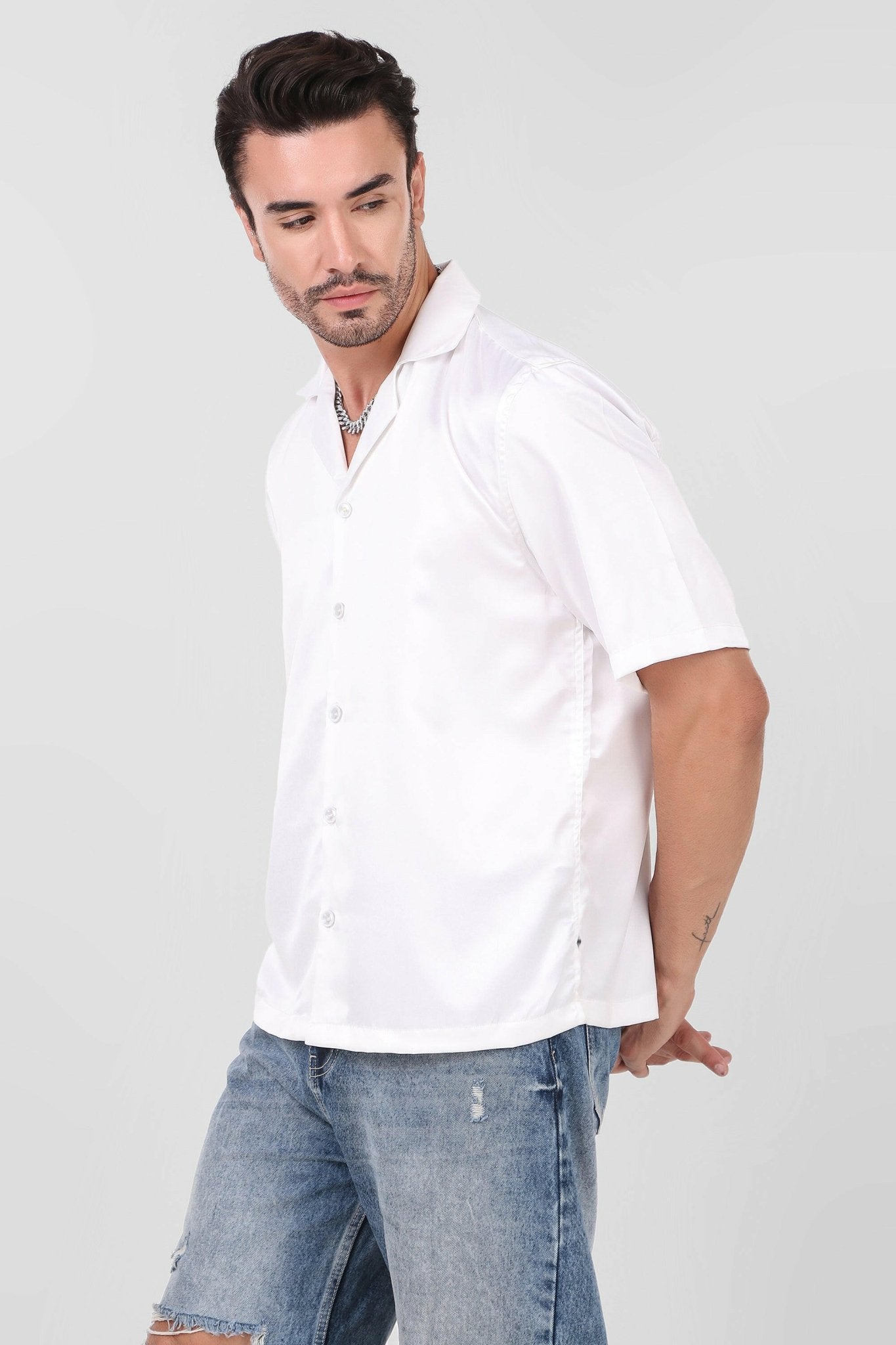 Shirt Boxy fit (White) - Bella Babe by SK