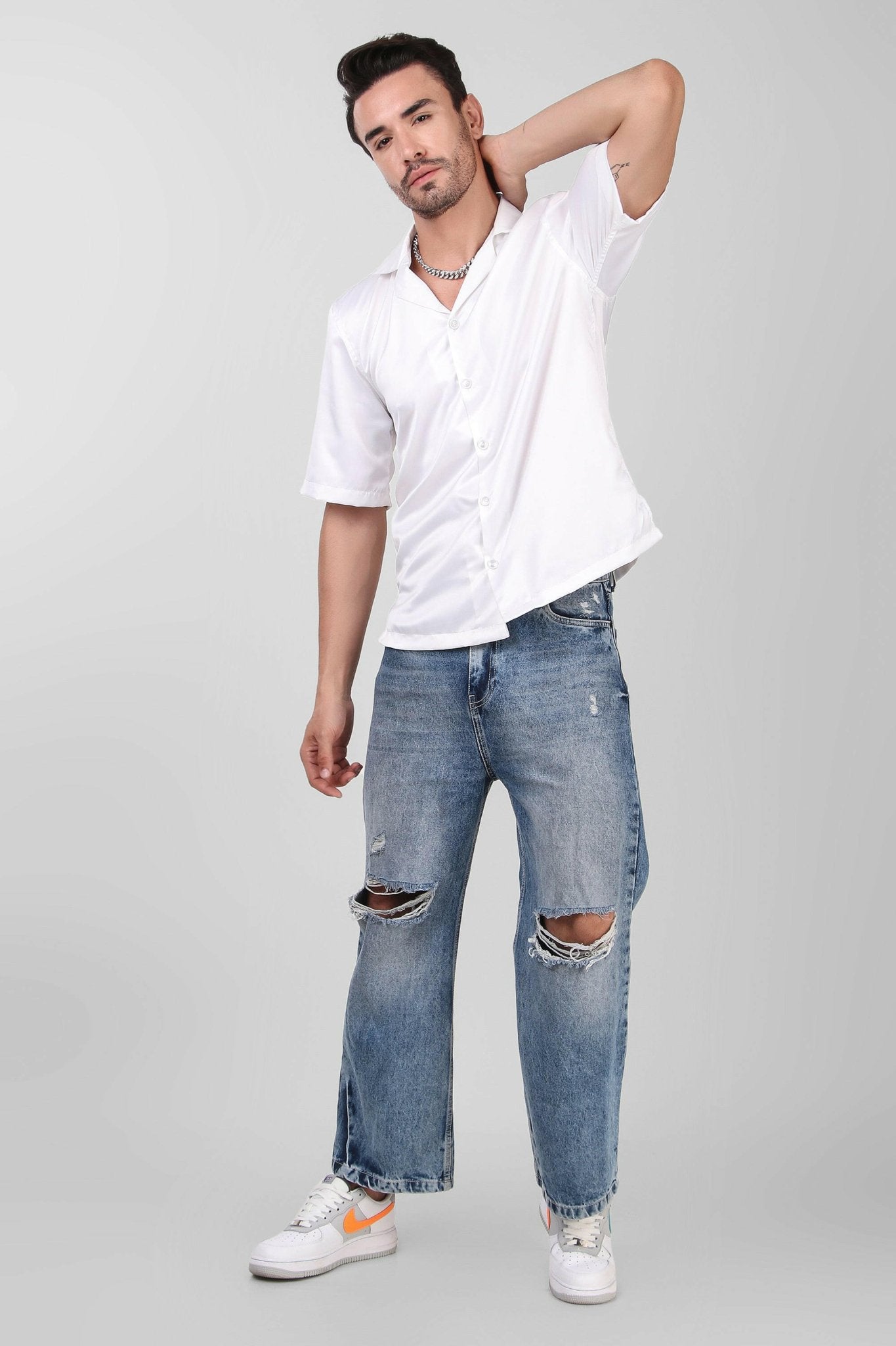 Shirt Boxy fit (White) - Bella Babe by SK