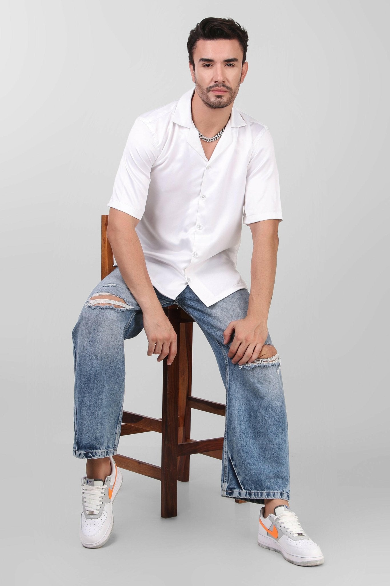 Shirt Boxy fit (White) - Bella Babe by SK