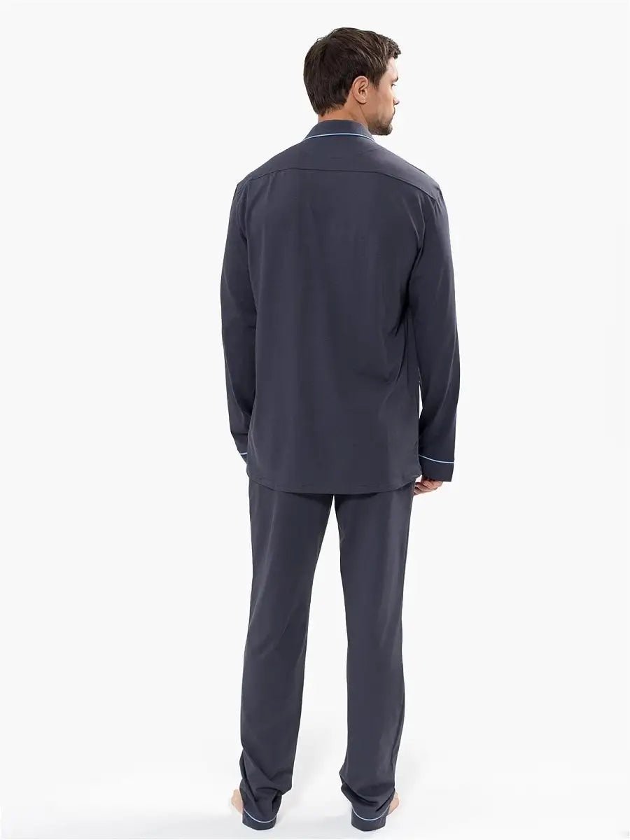 Shirt Collar Loungewear in Cotton - Bella Babe by SK