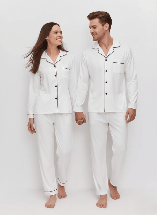 Soft Cozy Couple Nightsuit in Cotton - Bella Babe by SK