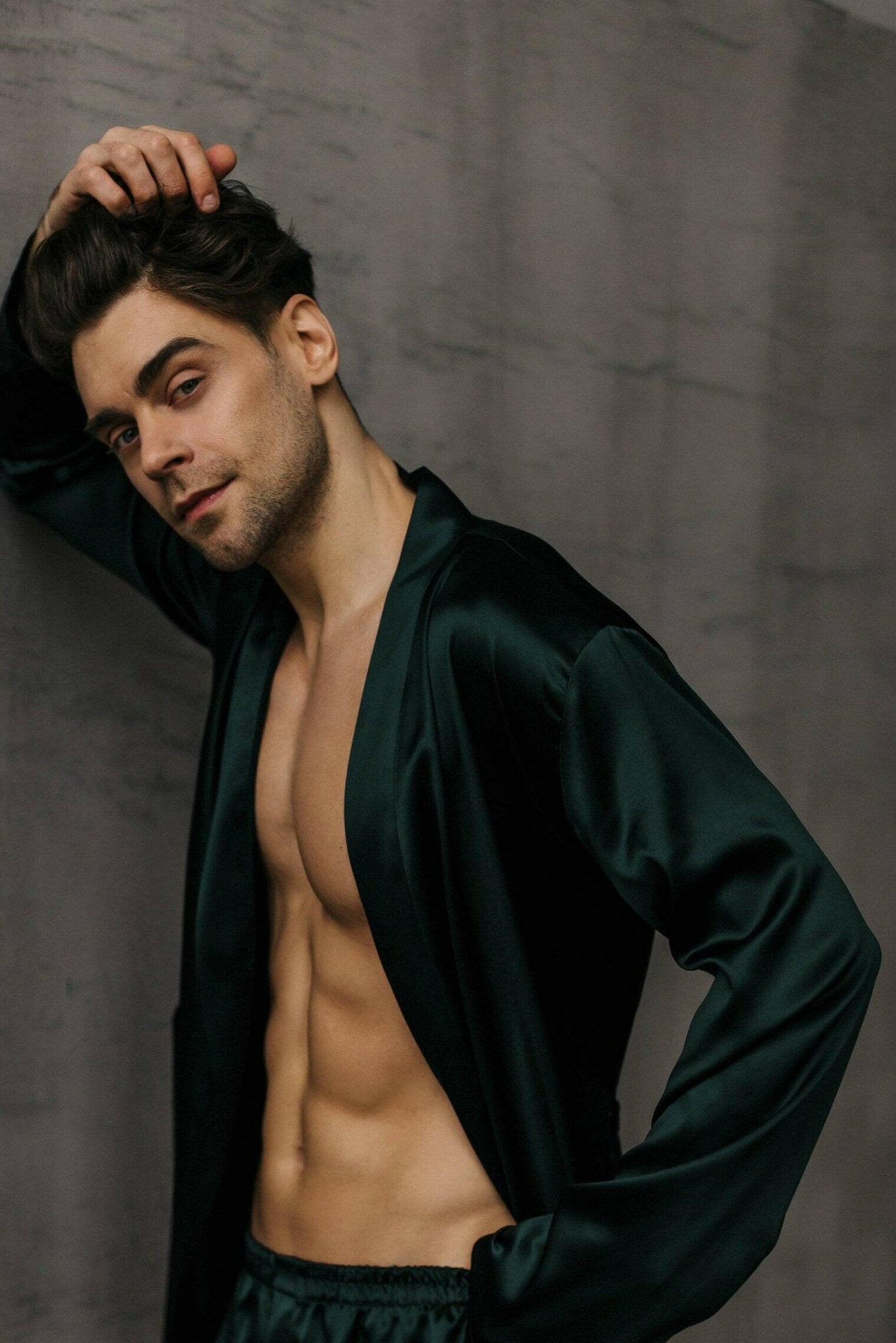 Solid Robe with Shorts/Pajamas - Bella Babe by SK