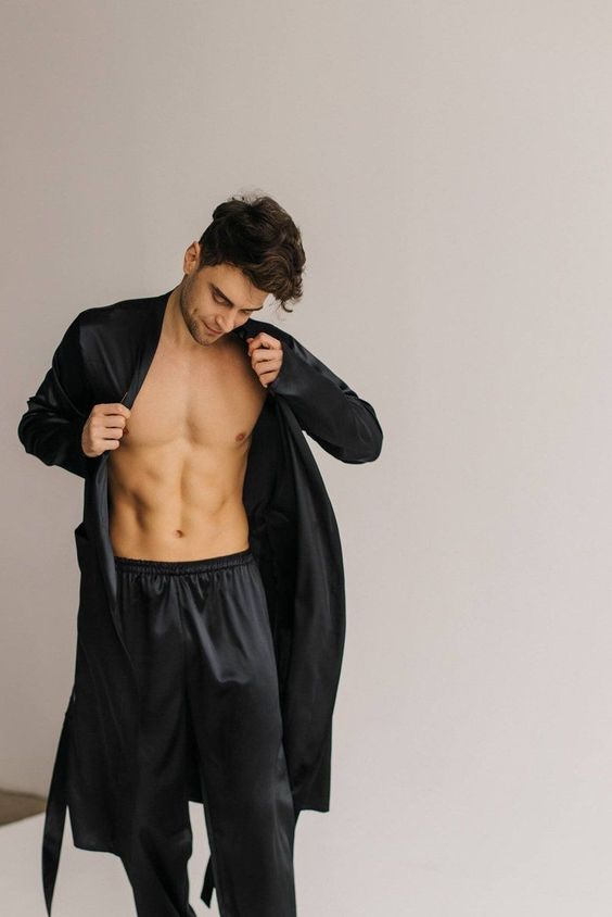 Solid Robe with Shorts/Pajamas - Bella Babe by SK