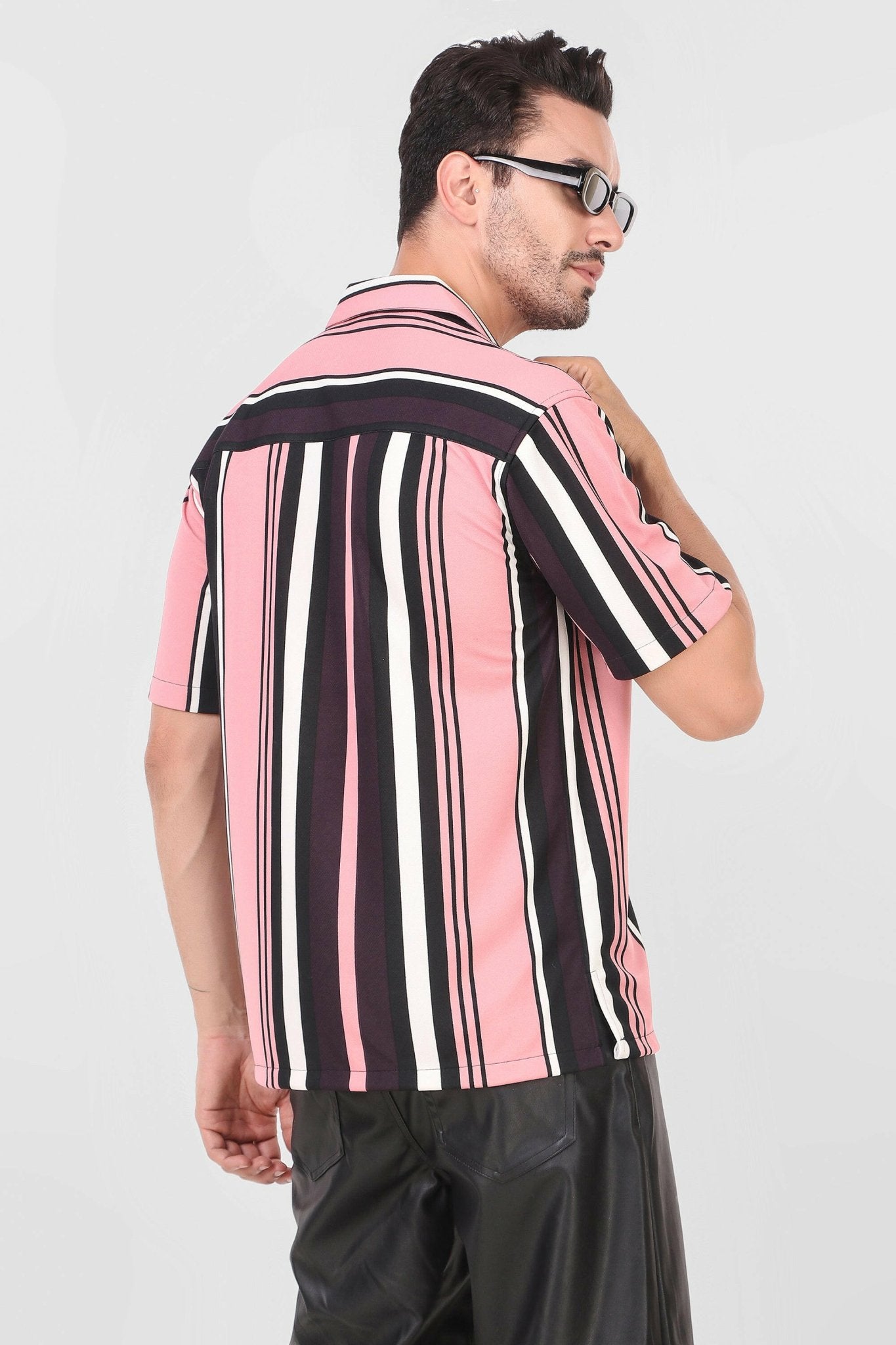 Striped Print Shirt - Bella Babe by SK