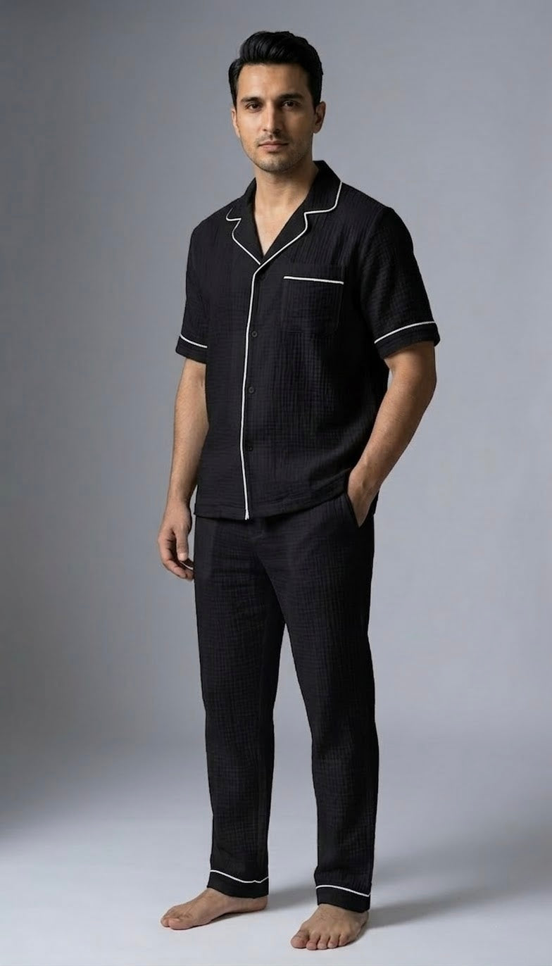 Muslin Coord Set for Men