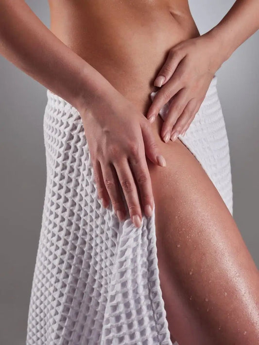 Waffle Towel in White 100% Cotton - Bella Babe by SK