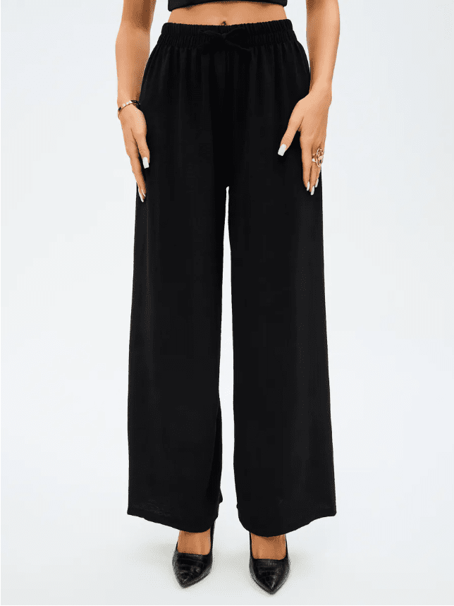Women Cropped PJ Pants – Cozy Relaxed Fit | Multi - Occasion Wear, 4 - Way Stretch - Bella Babe by SK
