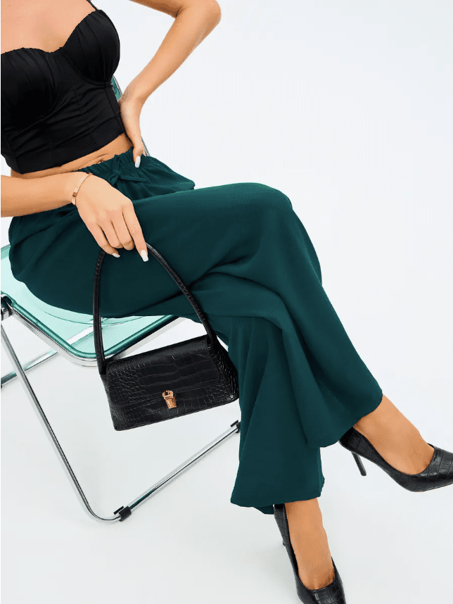 Women Cropped PJ Pants – Cozy Relaxed Fit | Multi - Occasion Wear, 4 - Way Stretch - Bella Babe by SK