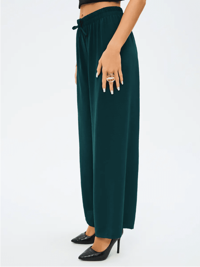 Women Cropped PJ Pants – Cozy Relaxed Fit | Multi - Occasion Wear, 4 - Way Stretch - Bella Babe by SK